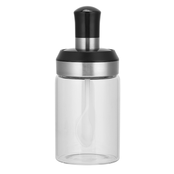 Kryddflaska Transparent Glas Salt Socker Kryddbehållare