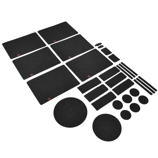 27 st filtunderlägg Anti Scratch Isolerad Anti Slip Filtbord