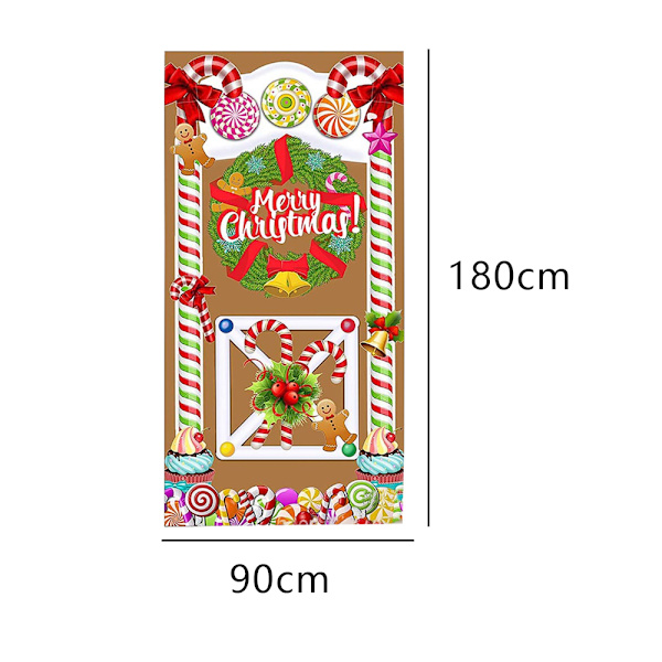 Christmas curtain, party background flags