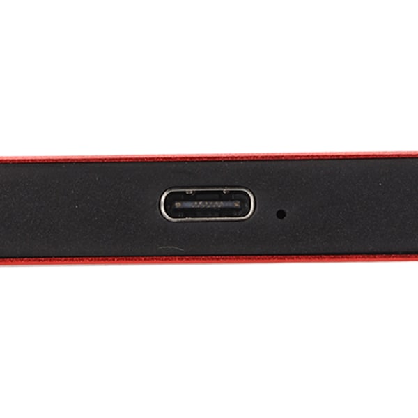 Extern SSD Tålig Slitstark USB3.1 Överföring Kompakt Portabel Bekväm Praktisk Enhet för Win10 för IOS Röd 4TB