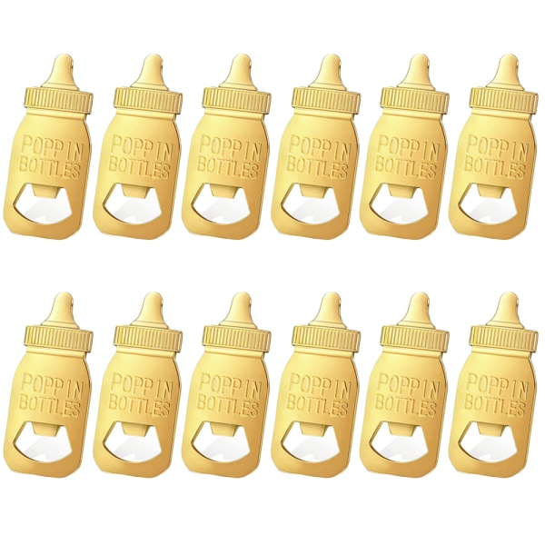 Footprint Nyckelring Flasköppnare Baby Shower Favors för gäst