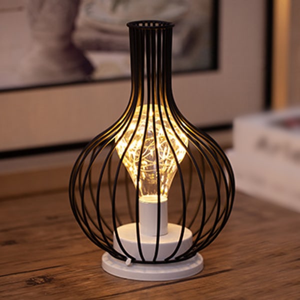 Red Wine Shape Lamp Led Lamp Wine Cup Table Light Metal Wrought
