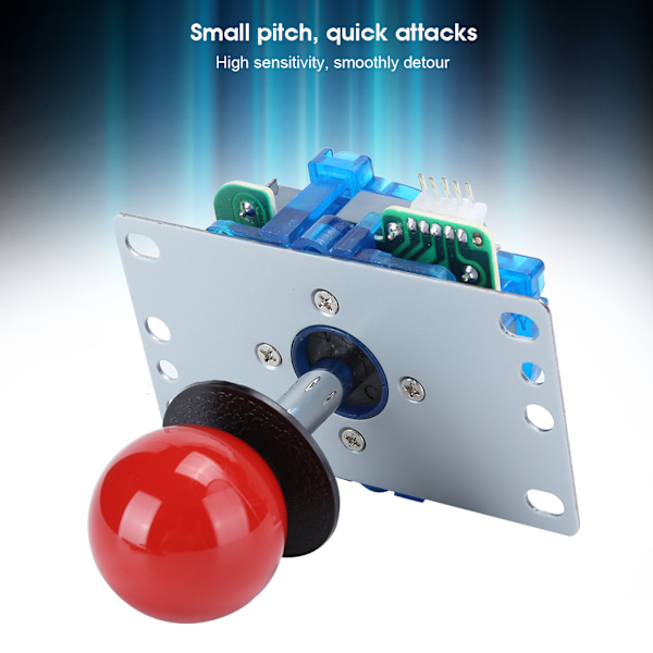 Fighting Machine Arkadspelskonsol Joystick Hög Känslighet Ingen Fördröjning Gamepad Tillbehör Röd