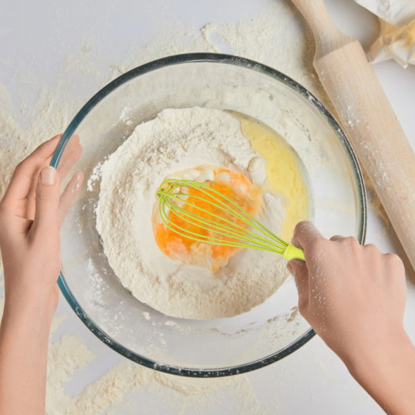 Äggvisp Hållbar Manuell Äggvisp Mjölkskummare Blender Bakning