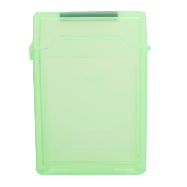 2,5-tums Hårddisklagringslåda ABS-material HDd SSD Dammtät och Antistatisk Skyddsfodral (Grön)