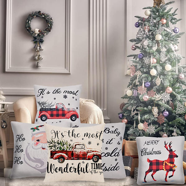 Christmas pillow cases, home decoration items