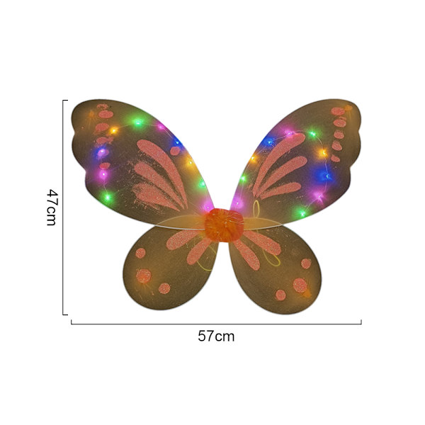 LED Dress Up Wings Flashing Angel Wings Light Up Butterfly