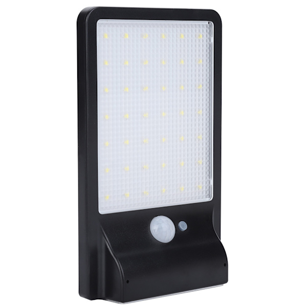 Solcellsladdad 42LED vägglampa Mänsklig kroppssensor Skanslampa