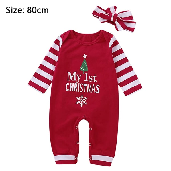 Newborn Baby Girls Boys Christmas Clothes Outfits My First