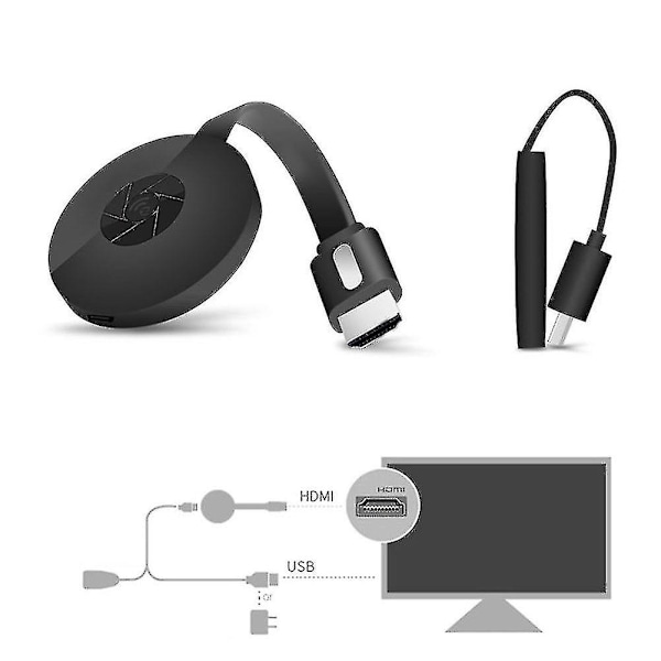 Miracast 1080p G2-4 Generation Digital HDMI Media Video Streamer för Ios/android