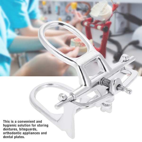 Anpassad Dental Artikulator, Krompläterad med Dubbla Leder för Förbättrad Precision, Handgjord med en Chicken Choker-Munstycke för Tandvård