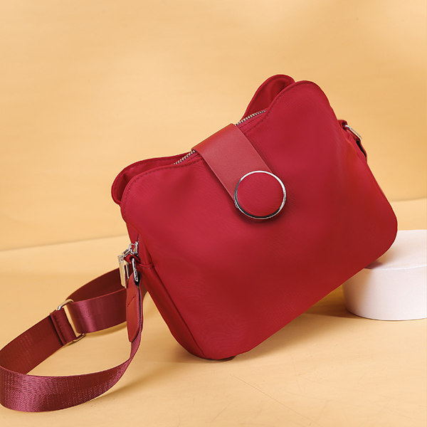 Lättviktig medelstor crossbody-väska, damhandväska, med