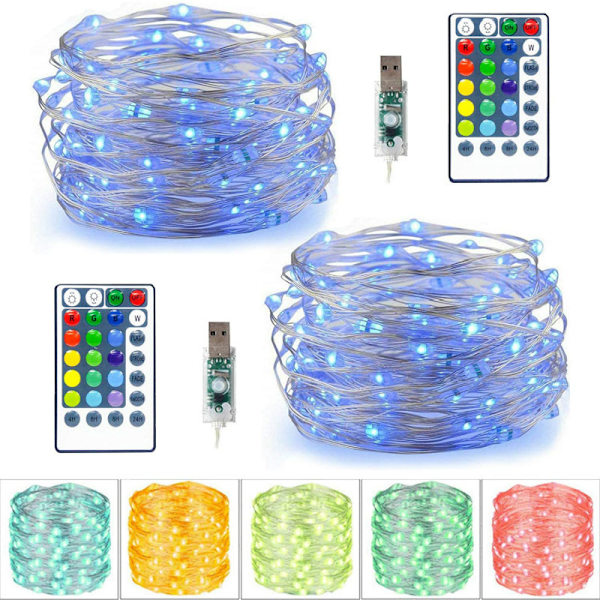 1 Pack Fairy String Lights, 50 LED Fairy Lights Battery