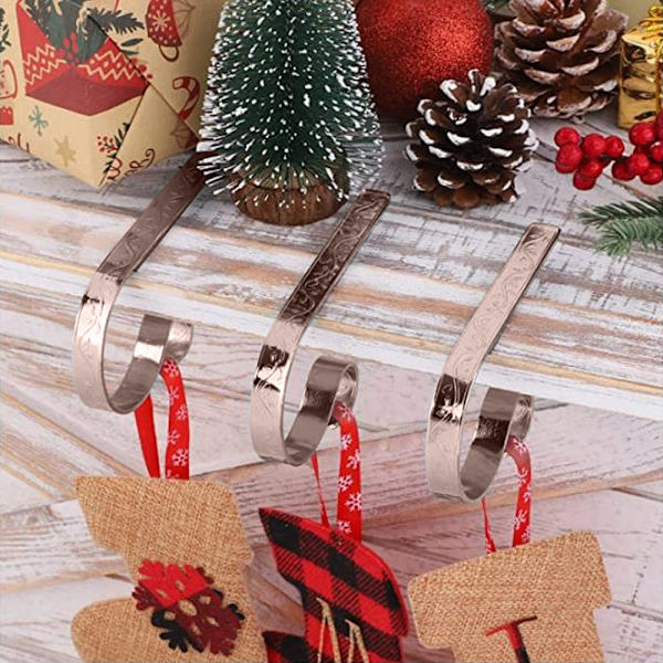 Christmas Stocking Holder, Fireplace Hooks Hanger,  for Party
