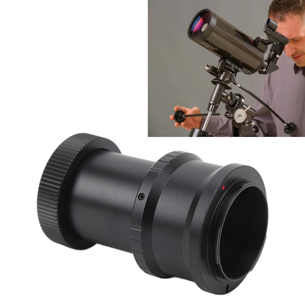Teleskop Kamera Adapter Ring T2 Fäste Aluminiumlegering för SLR DSLR Kameror Tillbehör