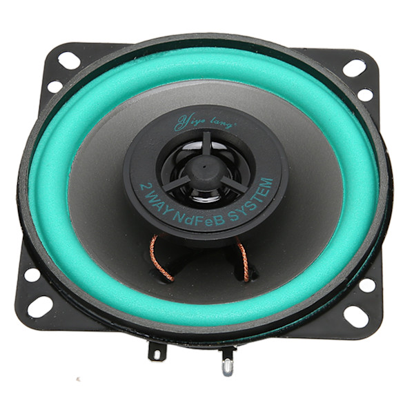 Good Bass 100W Bilhögtalare, 4 Tum HiFi Stereo System, Hög Känslighet & Rymdmagnet för Oöverträffad Ljudklarhet