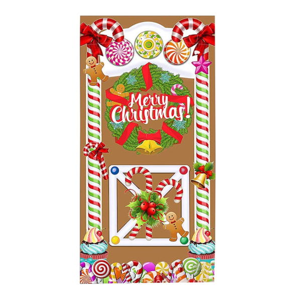 Christmas curtain, party background flags