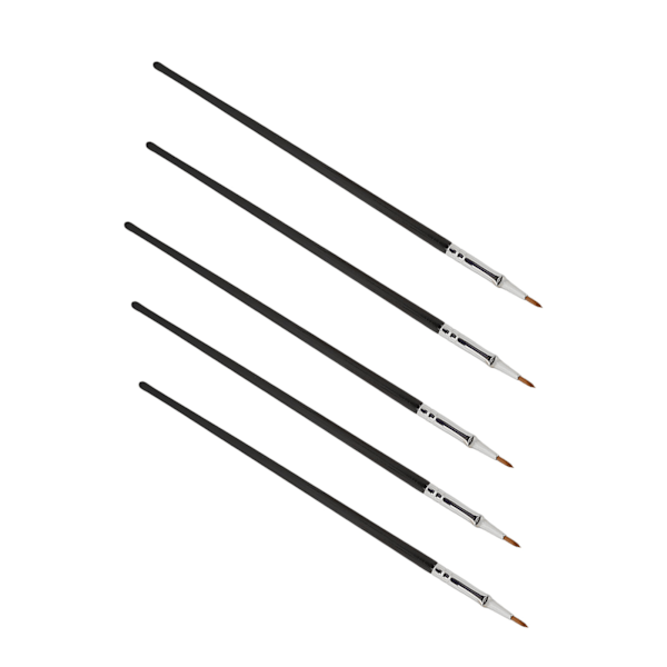 Multifunktionella Sminkborstar, Nagelkonstborstar Högkvalitativt Material Precisionsapplikationsverktyg för Eyeliner, Ögonbryn, Concealer