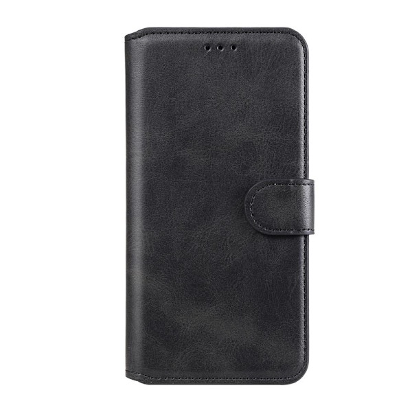 Samsung Galaxy A32 5G - Klassiskt Läder Fodral - Svart Black Svart