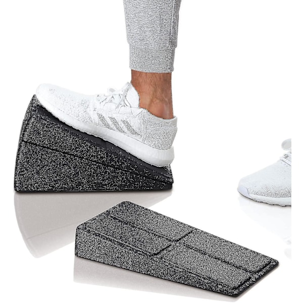 3 st Yoga Wedge Squat Wedge Justerbar Halkskyddad Lutande Bräda Extender Fotstegssträckare