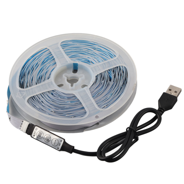 LED RGB-list med knappkontroll, 5 V