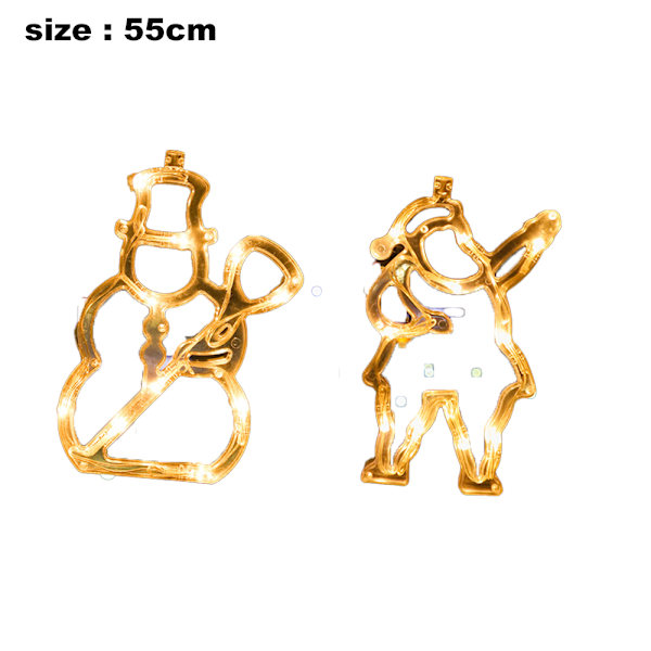 New Year Decoration Hanging Lights, 2 Pcs Christmas Hanging
