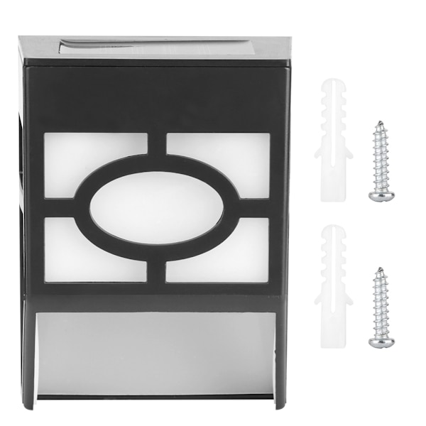 Retro stil solvägglampa utomhus regnsäker LED väggfärg