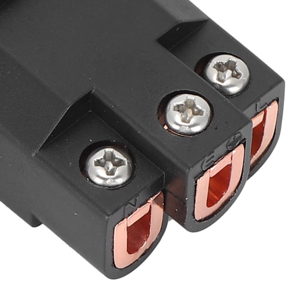 Monosaudio IEC-kontakt Ändstycke Ren Koppar Strömkabel Kontaktuttag 100‑250VSvart IB70 (C)