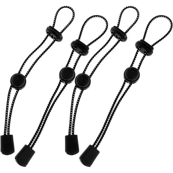 4 st Fästelement Spänne Snöre Lanyard Elastisk Sladd Med Lanyard