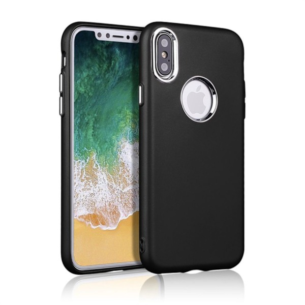 iPhone X/XS Skal Mjukt Svart Svart