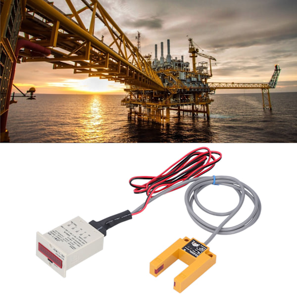BERM Digital Displayräknare Elektronisk Industriell Sensor Automatisk Induktion BEM‑6H‑30E4‑CTDC12-24V
