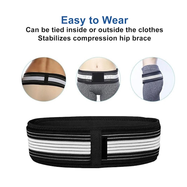Justerbart ryggstöd, andningsbart och bekvämt att bära för smärtlindring, multifunktionell ryggortos med stabiliserande kompression, halkfri