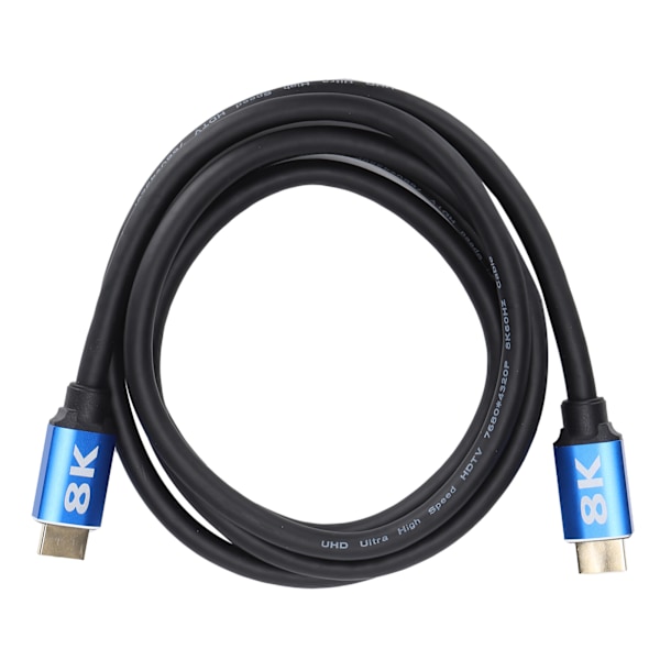 8K Kabel 1,8 Meter Högupplöst Multimediagränssnitt HD 48Gbps Konverteringskabel för Dator TV