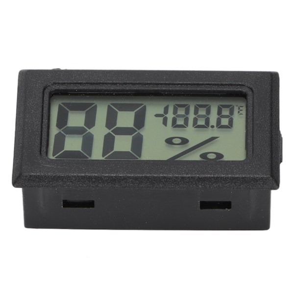 Kompakt Hygrometer, Digital Termometer för Hem & Kontor, Inomhus LCD-Display med Inbyggd Sond, Exakta Fukt- och Temperatursensorer