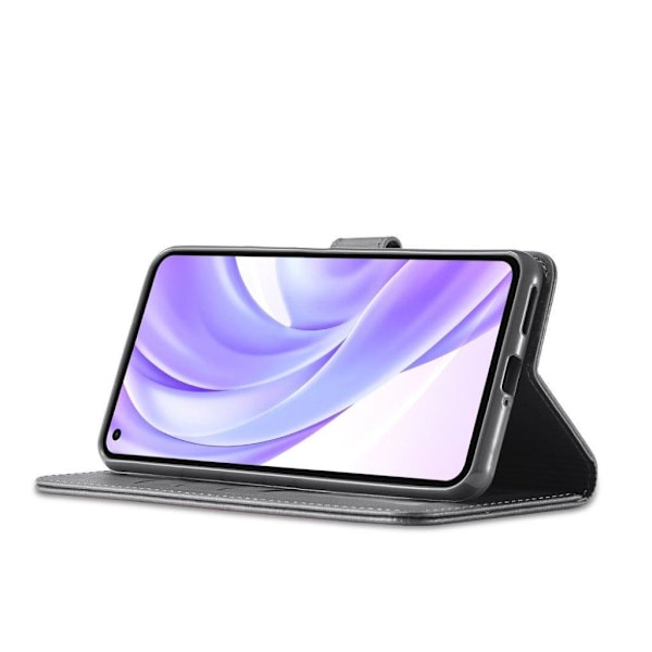 LC.Imeeke läder Xiaomi Mi 11 Lite 5G / Xiaomi Mi 11 Lite fodral - Svart Svart