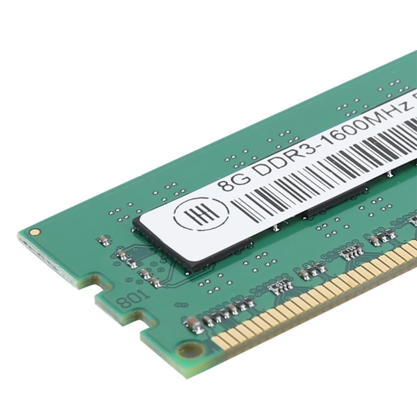 Minnesmodul Skrivbord Fullt Kompatibel Hög Stabilitet Elektronisk Komponent 8GB DDR3 1600MHZ