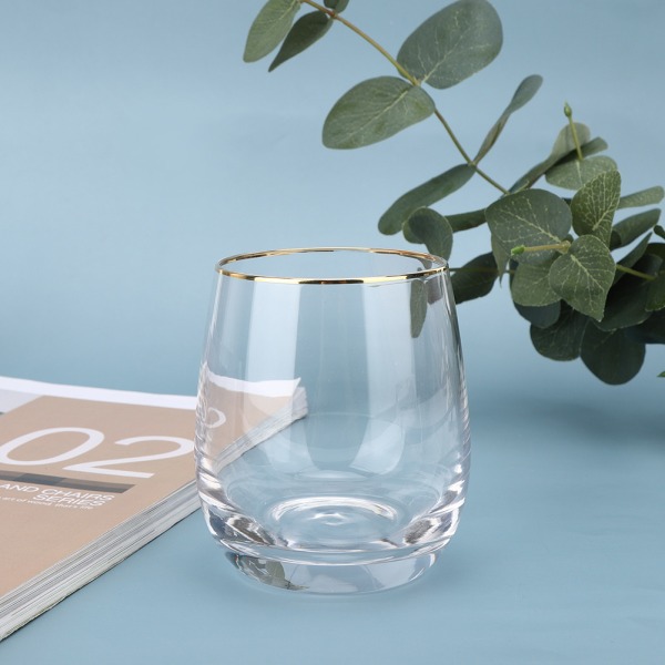 340 ml Vacker Form Vattenkopp Dricksglas för Hemma Kontor