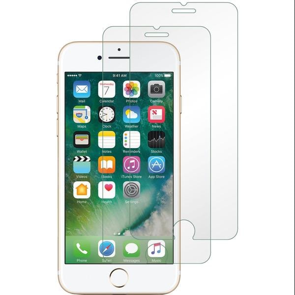 2-Pack härdat glas för iPhone 7/8
