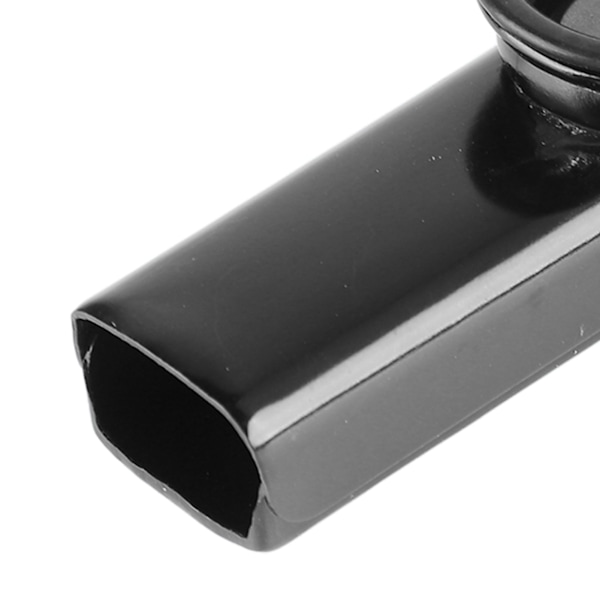 Metall Kazoo Aluminium Lättvikt Bärbar Kazoo Gitarrpartner Flöjt Musikinstrument Gåva Svart