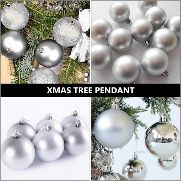 Christmas Ball Ornaments Set Xmas Tree Seasonal Decorations for