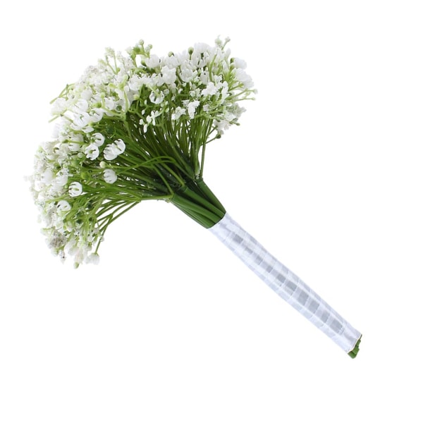 Brudbukett av konstgjorda babysbreath-blommor för bröllop, fest och hem