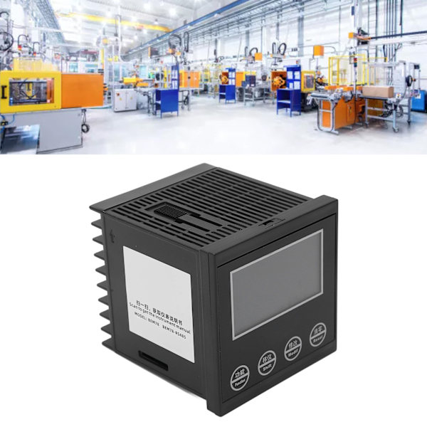 Digitalräknare 6-siffrig LCD-display Timer 0.00001‑999999 Meter 100‑240V AC för industriellt bruk
