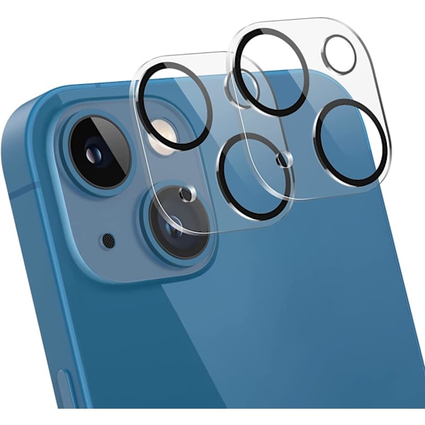 2-Pack iPhone 13 Kameraskydd i Härdat Glas