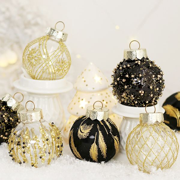 6cm Christmas Decorations, 25pcs Xmas Tree Hanging Ball Xmas