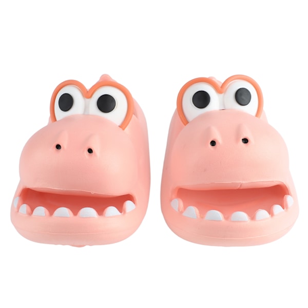 Barn Söta Tecknade Dinosaurieformade Sandaler med Öppen Tå Pojkar Flickor Mjuka EVA Tjocksulade Tofflor Slides 180 Inre Längd 17 cm 26‑27 Gul
