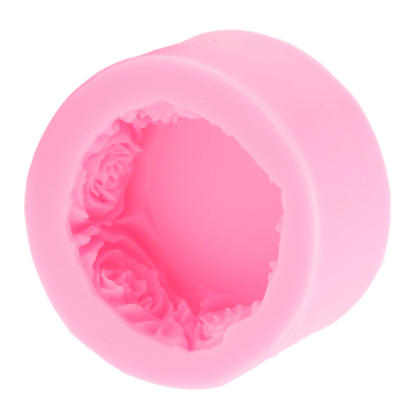 Rosblomma kakform silikon DIY chokladtårta dekoration