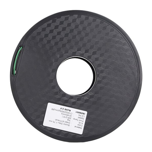 PLA Filament Dubbel Färg Grön Peach Röd Silkeslen Glansfull Utseende 3D-skrivarfilament 1.75mm