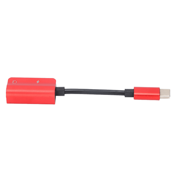 TGVI:s Typ-C Ljudadapter Typ-C 2-i-1 Ljudsplitter USB-C till 3,5mm Hörlurs- och Laddaradapter