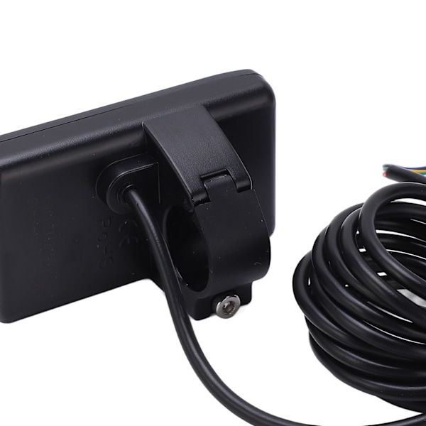 S866 elcykeldisplay LCD-mätare 24V 36V 48V elektrisk skoterkontrollpanel med SM-kontakt