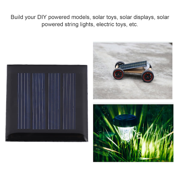 Stilren och portabel mini-solpanel för vetenskapsprojekt, polykristallin design med 2V effekt och 210Ma ström, unik teknologi säkerställer